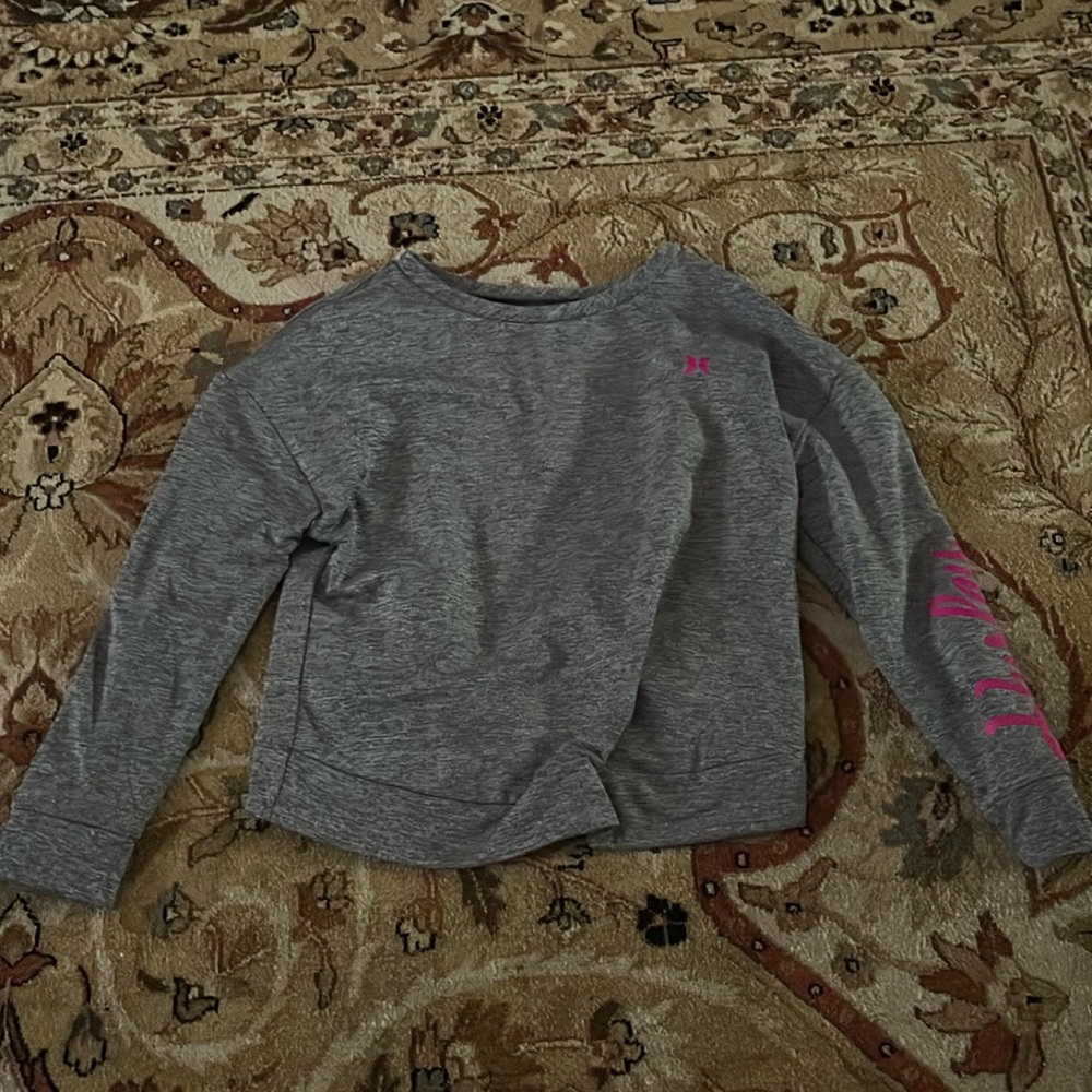 Grey, Hurley pullover shirt. size large
